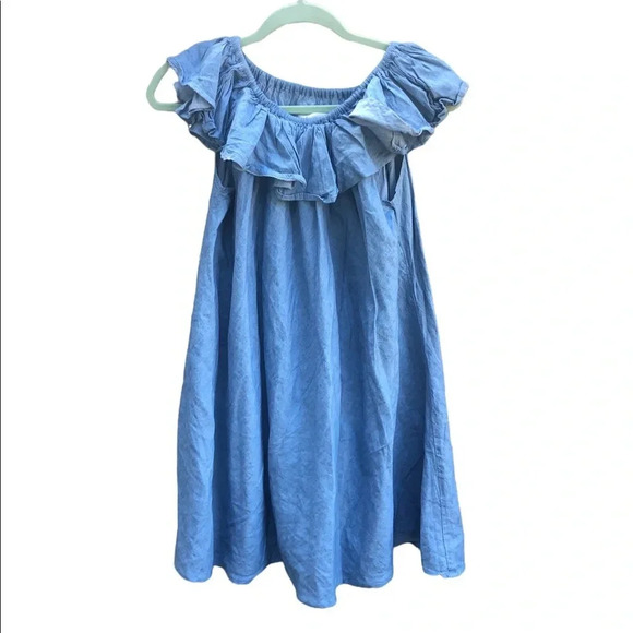 CHICWISH CHAMBRAY DRESS - Picture 1 of 4